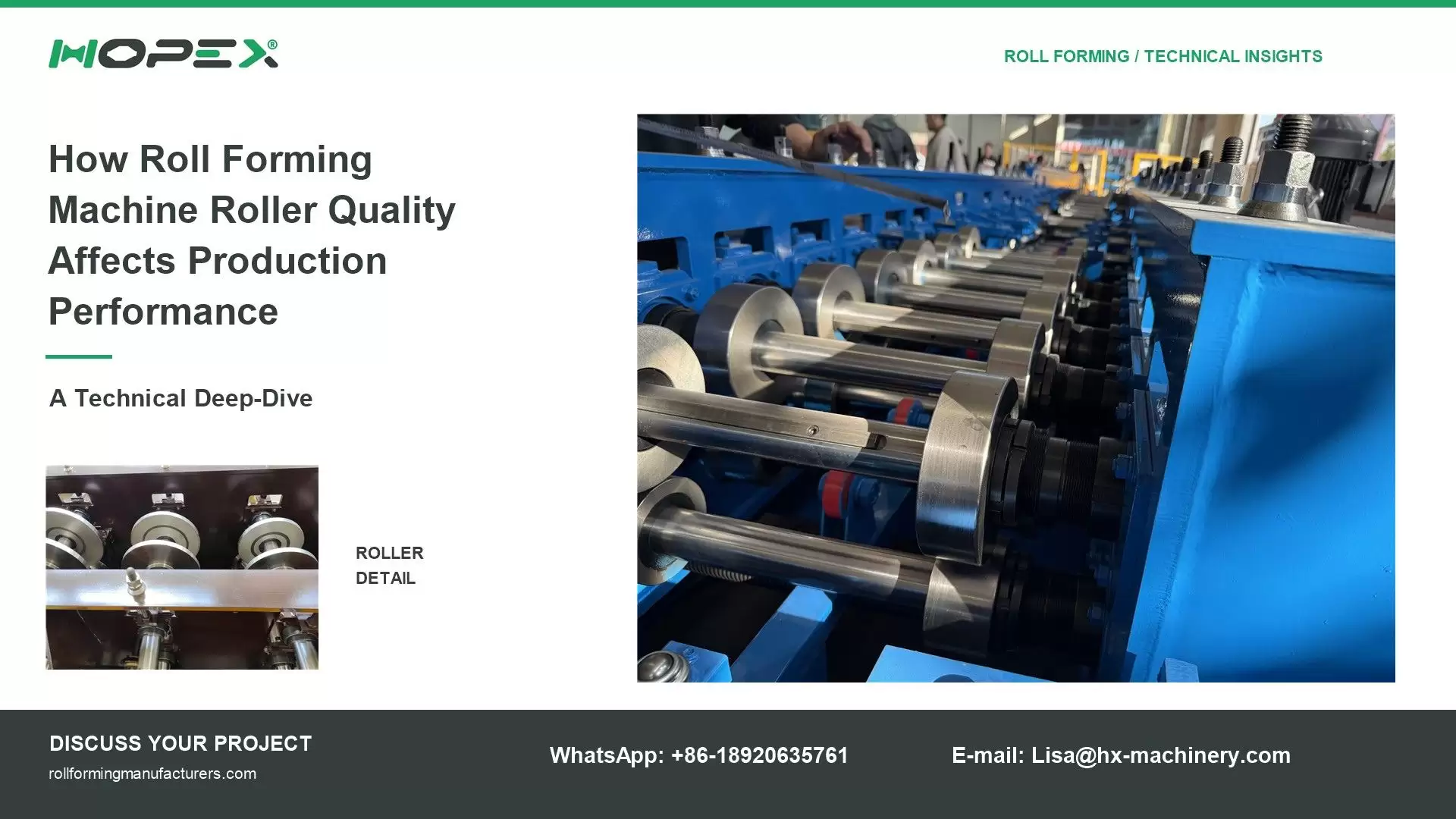 Roll Forming Machine Roller Quality: Material, Hardness & Machining Standards Explained | HOPEX