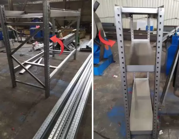 upright roll forming machine