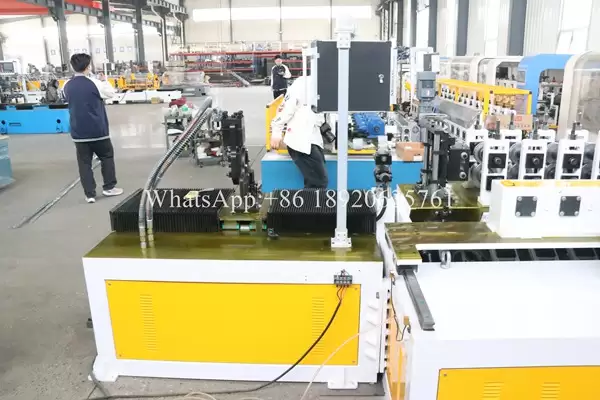 Flip-type light steel keel machine
