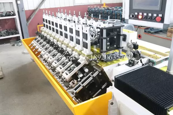 Flip-type light steel keel machine