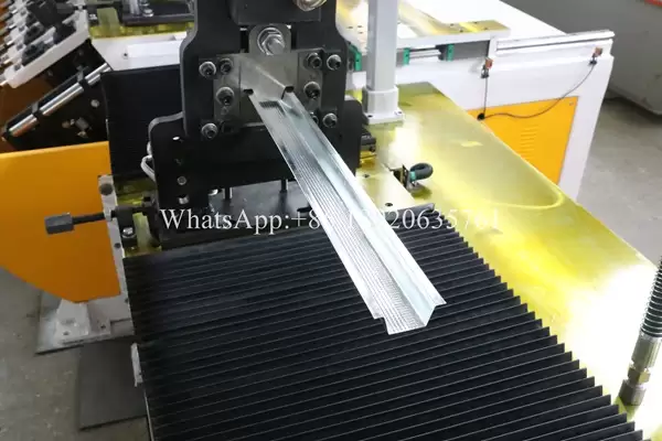 Flip-type light steel keel machine