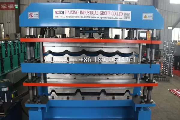 three layer roof sheet roll forming machine
