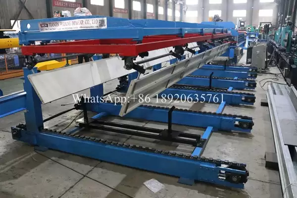 Precision ridge cap roll forming machine line