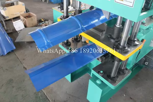 Automated double layer ridge cap machine line