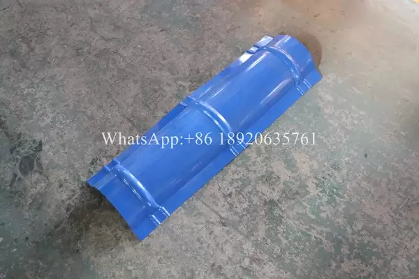 Automated double layer ridge cap machine line