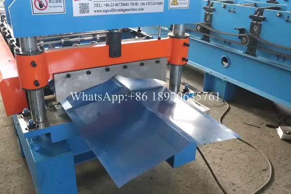 Precision ridge cap roll forming machine line