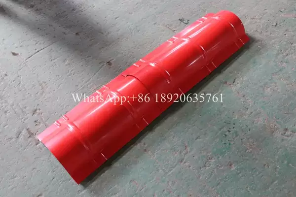 ridge cap tile roll forming machine