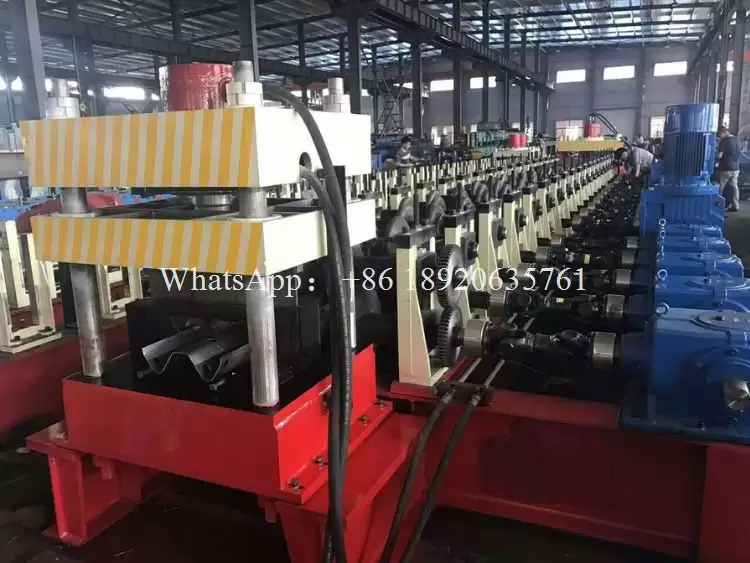 wo Waves Highway Guardrail Roll Forming Machine