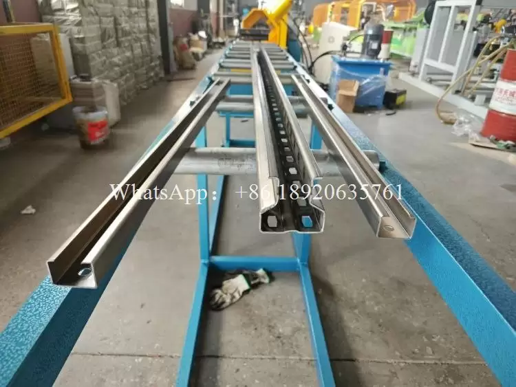 Metal Shelf Upright Roll Forming Machine Production Line