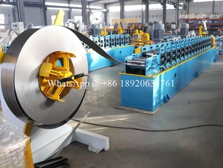Heavy Rack Roll Forming Machine For Making Industrial Shelf Beam Production