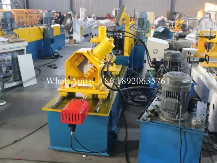 Storage Rack Roll Forming Machine Line For Making Rack Bracing Production Storage Rack Roll Forming Machine Line For Making Rack Bracing Production