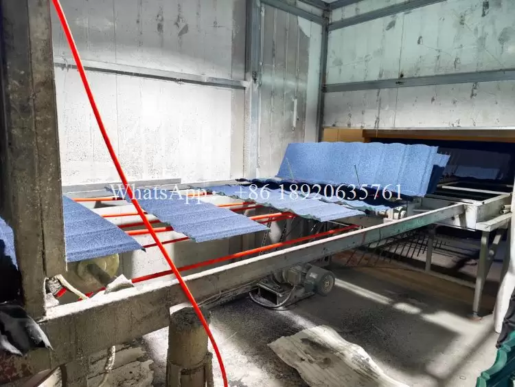 Color Stone Coated Steel Roofing Production Line