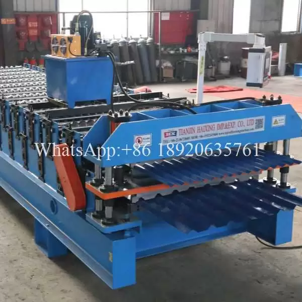 corrugated trapezoidal double-layer automatic roll forming lines