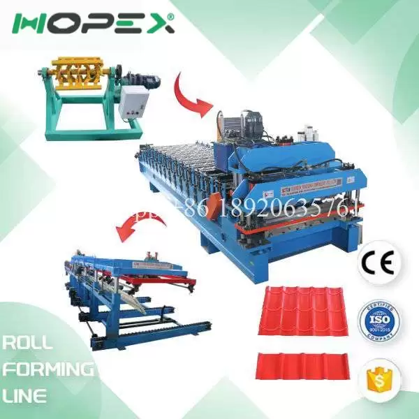 Glazed Trapezoidal Custom Roll Forming Line