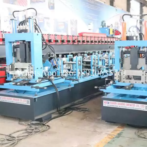 C purlin roll forming machine line