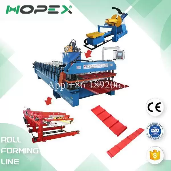 Trapezoidal Double Layer Roll Forming Line