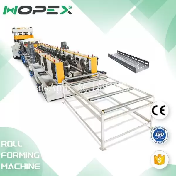 automated perforated cable tray machine