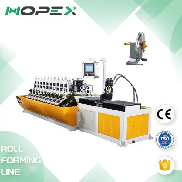 Flip-type light steel keel machine