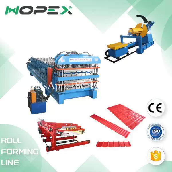 High-efficiency Three Layer Roof Sheet Roll Forming Machine
