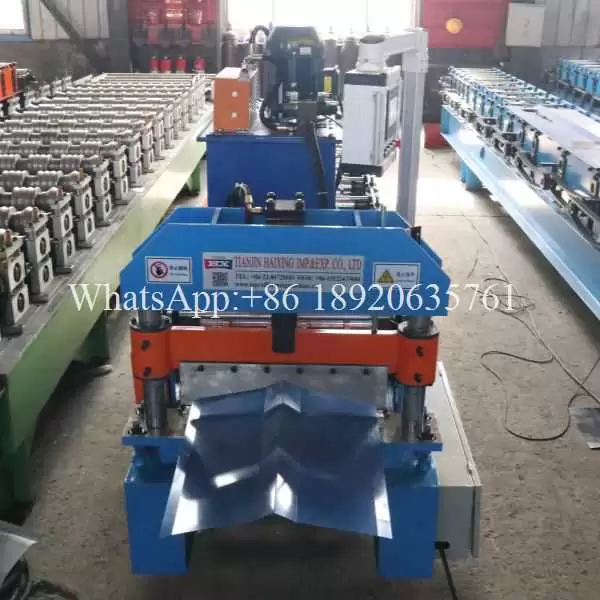 Precision ridge cap roll forming machine line