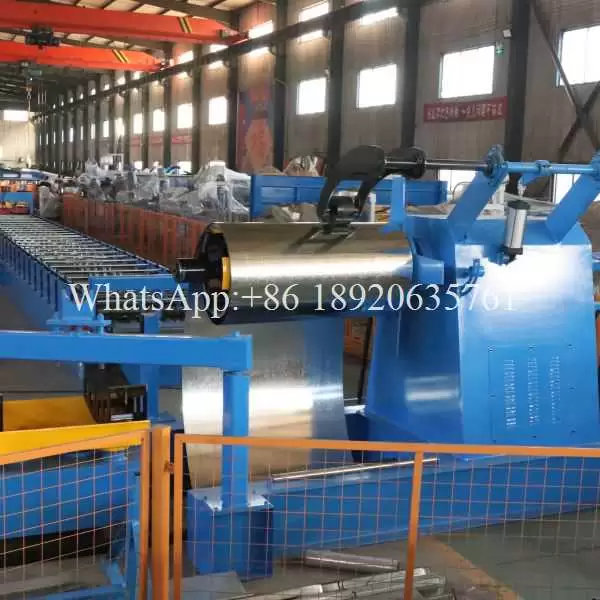 Full-automated deck roll forming machine line