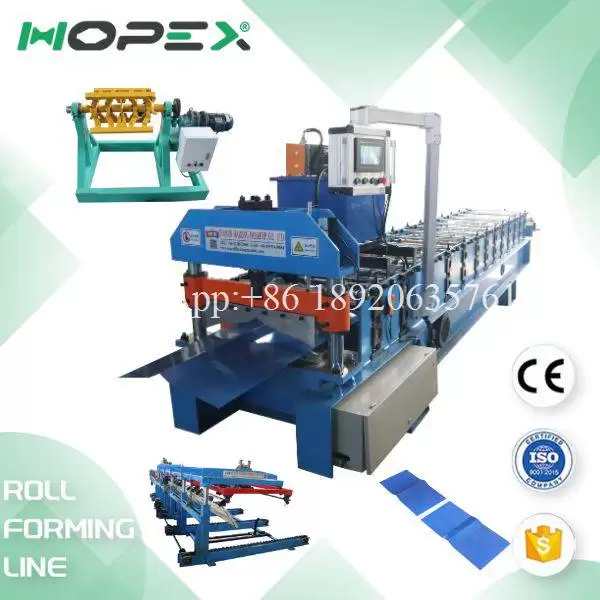 Advanced ridge cap machine line