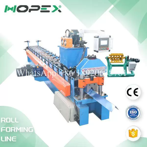 High-quality Roof Ridge Cap Roll Forming Machine Line
