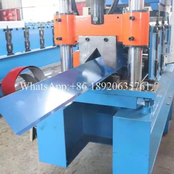 High-quality Roof Ridge Cap Roll Forming Machine Line
