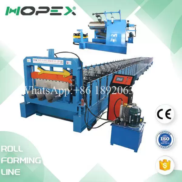 Professional metal deck forming machine line