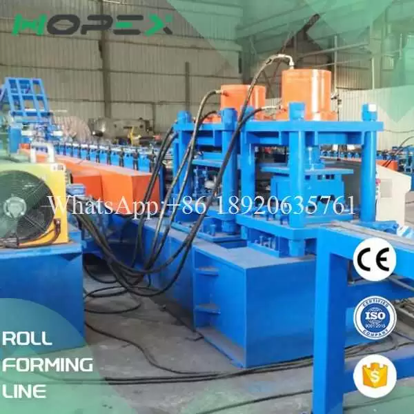 Professional highway guardrail forming machine
