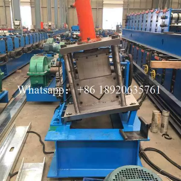 Professional special shape purlin machine line