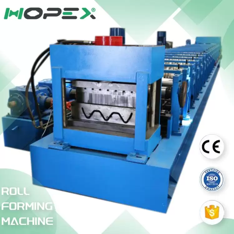 three waves highway guardrail roll forming machine
