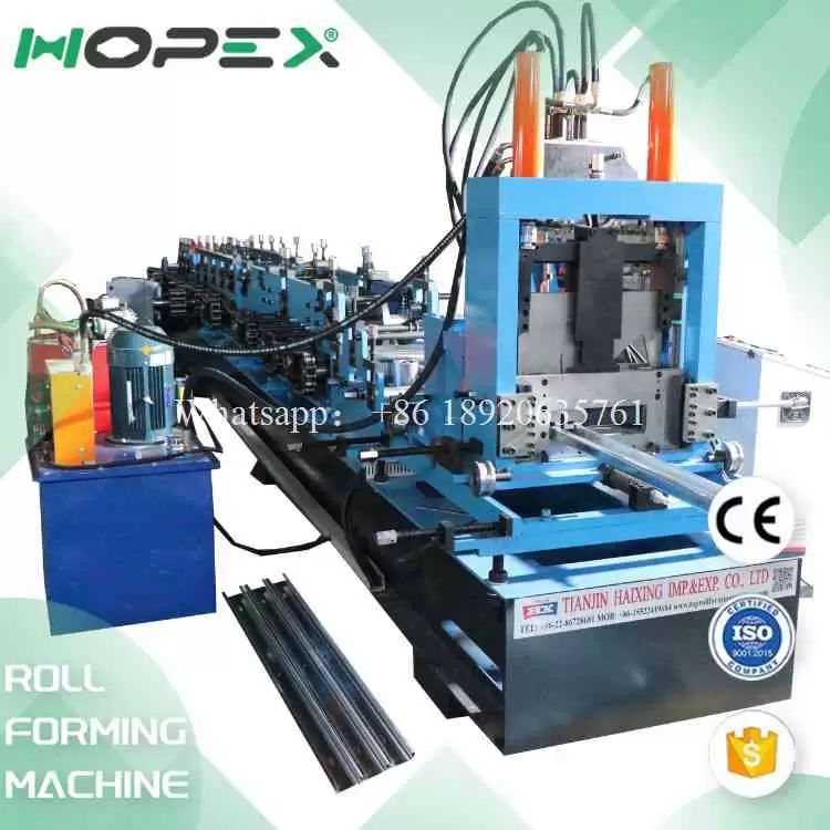 Automatic C purlin roll forming machine line