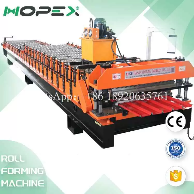 Full-automatic metal roof sheet making machine line