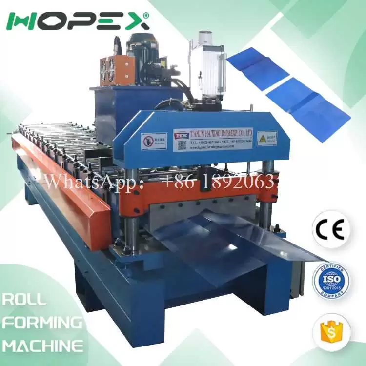 Precision ridge cap roll forming machine line
