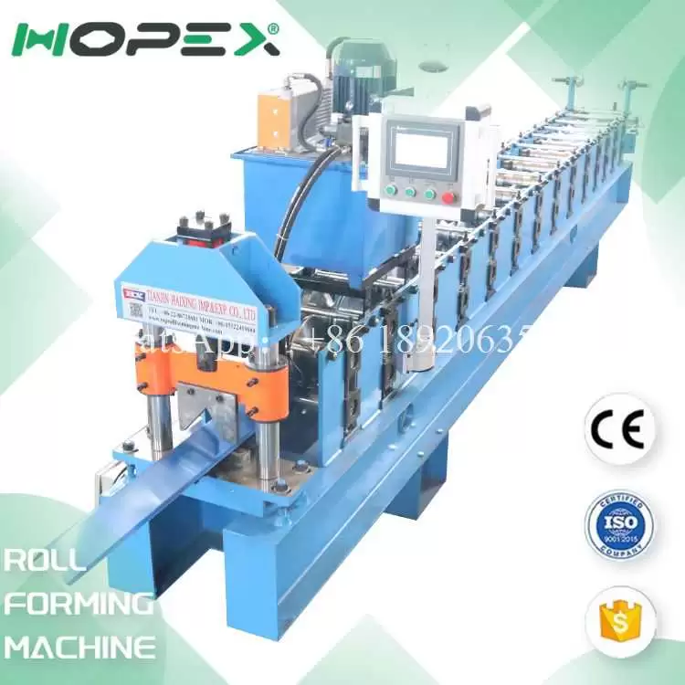 High-quality Roof Ridge Cap Roll Forming Machine Line
