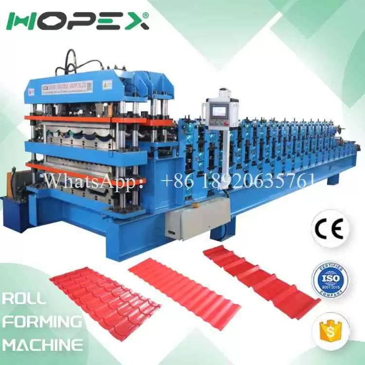 High-efficiency Three Layer Roof Sheet Roll Forming Machine