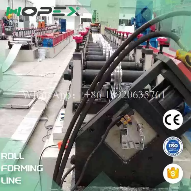 Upright Rack Roll Forming Machine Production Line