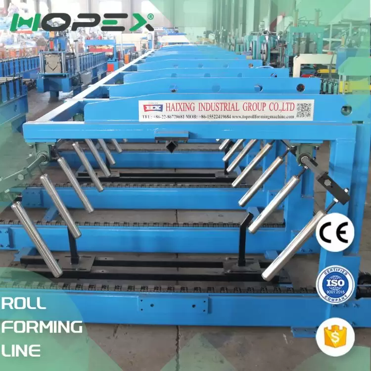 Trapezoidal Metal Roof Roll Forming Machine Line
