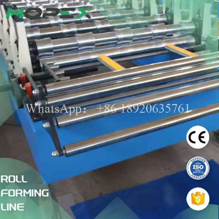 Trapezoidal Metal Roofing Roll Forming Machine Line