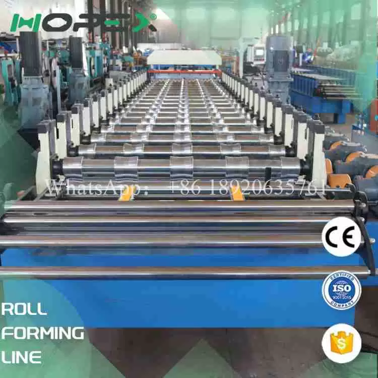 Trapezoidal Metal Roof Roll Forming Machine Production Line