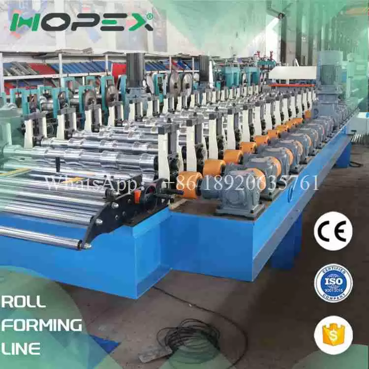 Trapezoidal Metal Roof Roll Forming Machine Line