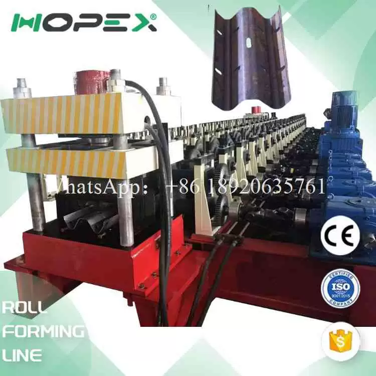 Two Waves Highway Guardrail Roll Forming Machine