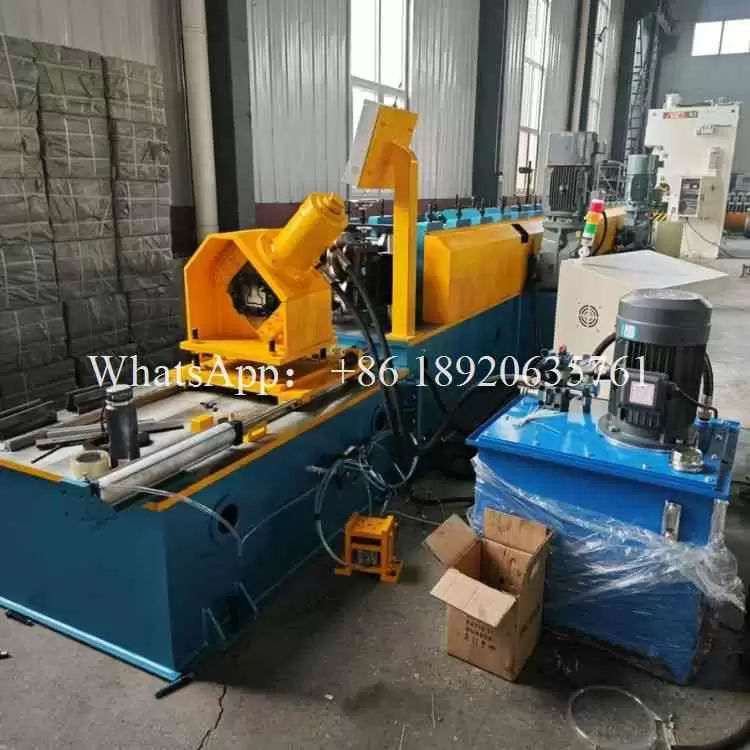 Metal Shelf Upright Roll Forming Machine Production Line