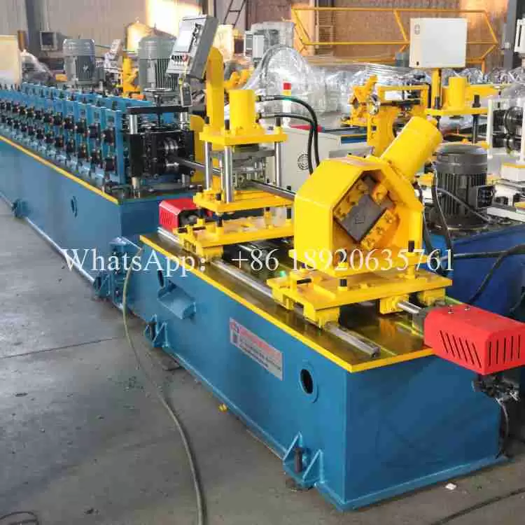 Storage Rack Roll Forming Machine Line For Making Rack Bracing Production
