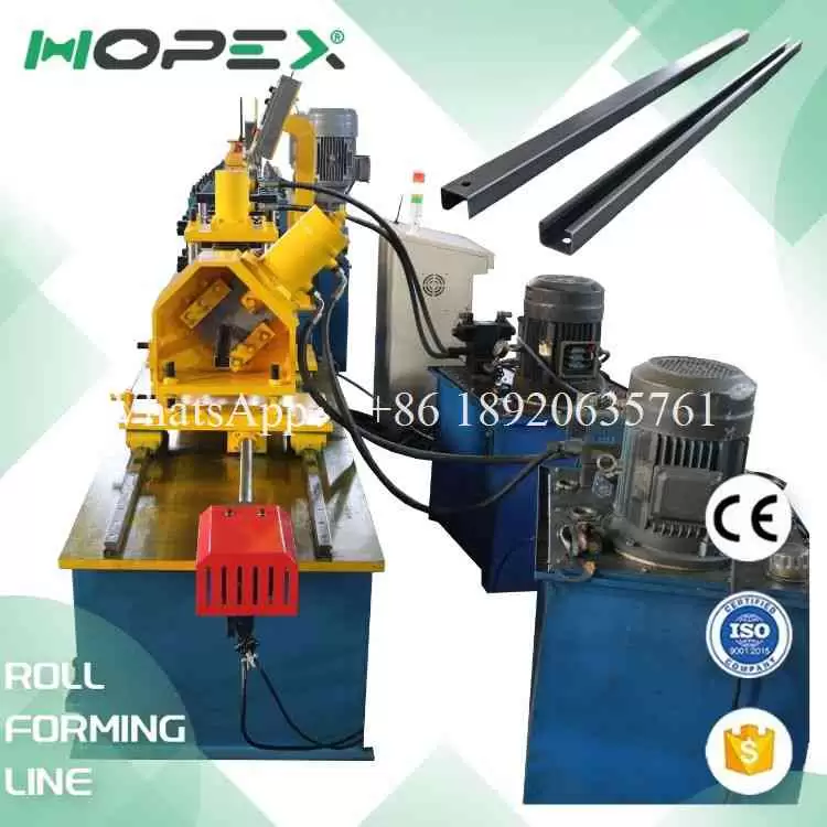 Rack Roll Forming Machine for Production Line For Making Storage Rack Bracing